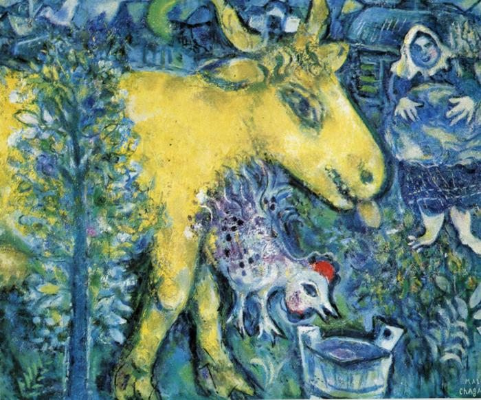 Marc Chagall The Farmyard